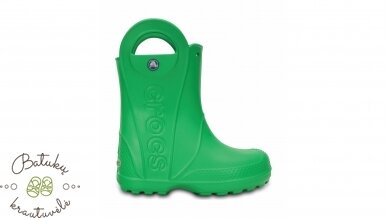 Crocs™ Kids' Handle It Rain Boot, Green