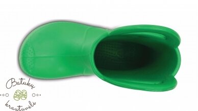 Crocs™ Kids' Handle It Rain Boot, Green 6