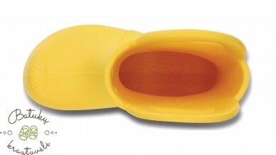 Crocs™ Kids' Handle It Rain Boot, Yellow 6