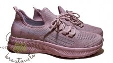 D. T. NEW YORK moteriški tekstiliniai batai (36-40) Pink/Grey