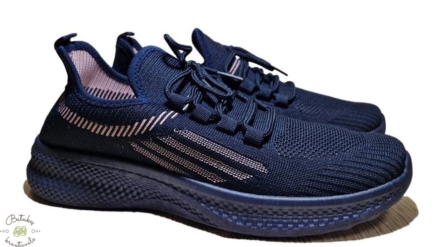 D. T. NEW YORK moteriški tekstiliniai batai (36-40) Navy/Pink D. T. NEW YORK moteriški tekstiliniai batai (36-40) Navy/Pink