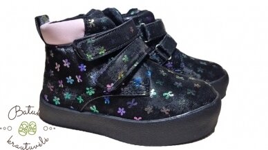 Flip aulinukai su gėlytėmis (21-26) Black Flip aulinukai su gėlytėmis (21-26) Black