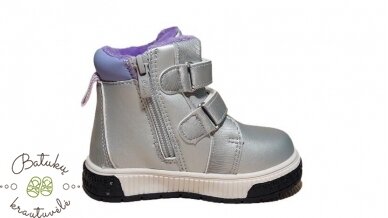 Flip aulinukai su širdele (21-26) Silver/Purple 3 Flip aulinukai su širdele (21-26) Silver/Purple 3
