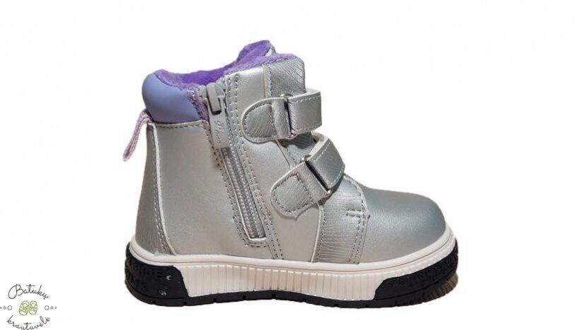 Flip aulinukai su širdele (21-26) Silver/Purple 3 Flip aulinukai su širdele (21-26) Silver/Purple 3