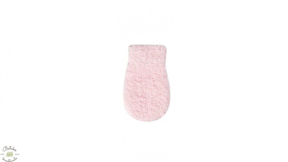 Frotinės kūdikių pirštinės, 9 cm, Pink Frotinės kūdikių pirštinės, 9 cm, Pink