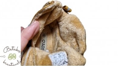 Gelteo aulinukai su raištelių imitacija (23-28) Camel 4 Gelteo aulinukai su raištelių imitacija (23-28) Camel 4