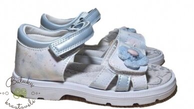 Gelteo basutės su gėlyte (25-30) Blue