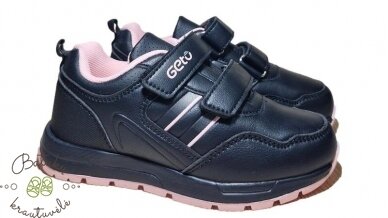 Gelteo kedukai su dviem lipukais (26-31) Black/Pink Gelteo kedukai su dviem lipukais (26-31) Black/Pink