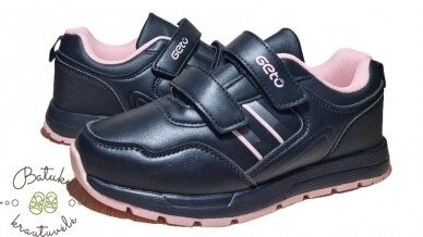 Gelteo kedukai su dviem lipukais (32-37) Black/Pink 1 Gelteo kedukai su dviem lipukais (32-37) Black/Pink 1