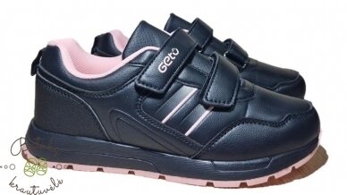 Gelteo kedukai su dviem lipukais (32-37) Black/Pink Gelteo kedukai su dviem lipukais (32-37) Black/Pink