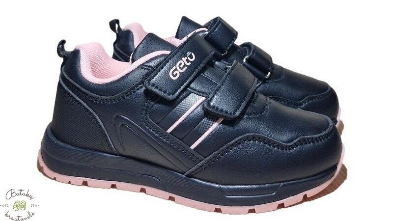 Gelteo kedukai su dviem lipukais (26-31) Black/Pink Gelteo kedukai su dviem lipukais (26-31) Black/Pink