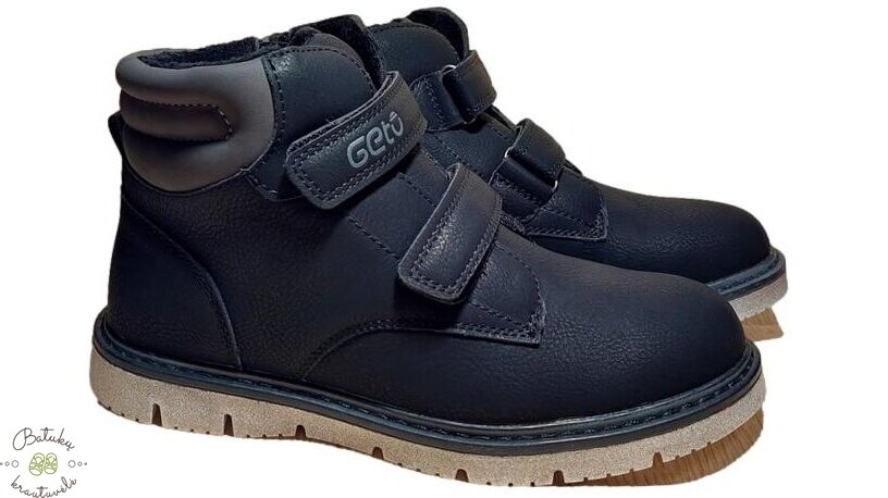 Gelteo aulinukai su dviem lipukais (32-37) Black