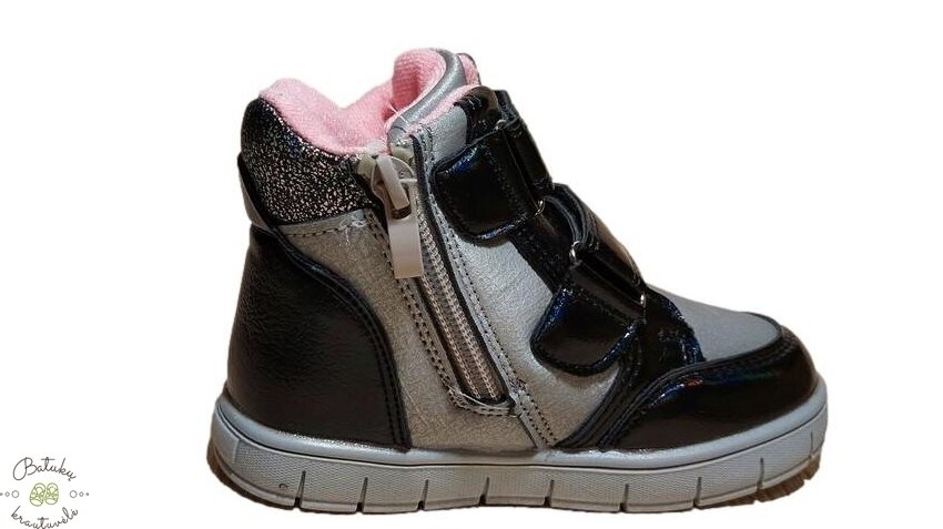 Gelteo aulinukai su drugeliu ir gėlyte (23-28) Black/Grey 3 Gelteo aulinukai su drugeliu ir gėlyte (23-28) Black/Grey 3