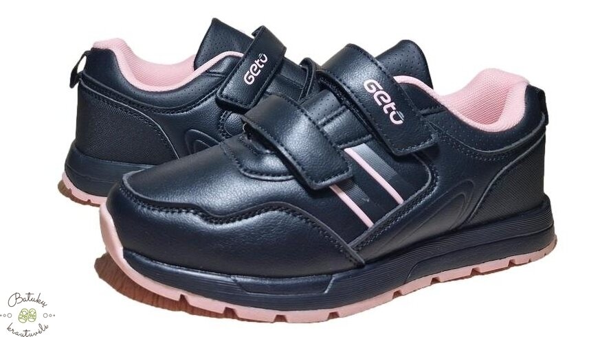 Gelteo kedukai su dviem lipukais (32-37) Black/Pink 1 Gelteo kedukai su dviem lipukais (32-37) Black/Pink 1
