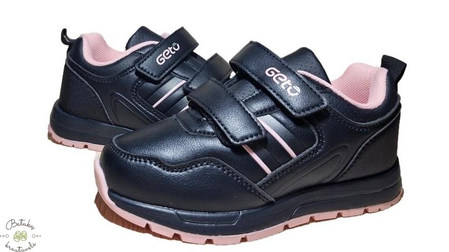 Gelteo kedukai su dviem lipukais (26-31) Black/Pink 1 Gelteo kedukai su dviem lipukais (26-31) Black/Pink 1