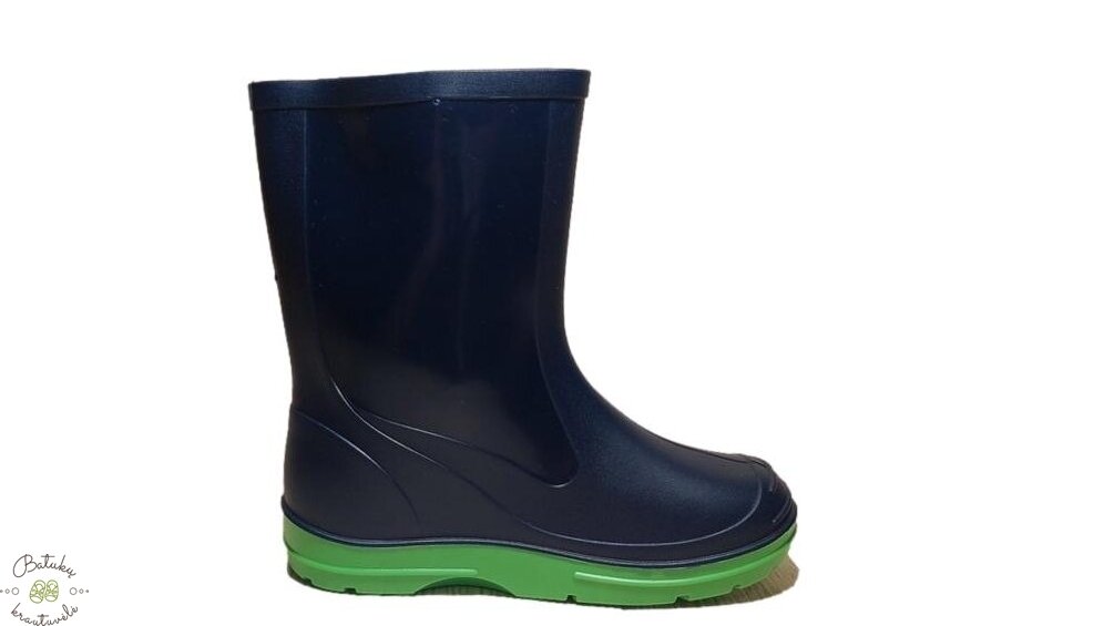 Guminiai batai (21-27) Navy/Green 3