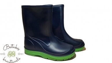 Guminiai batai (21-27) Navy/Green