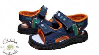 Happy bee basutės DINO (25-30) Black/Orange 1