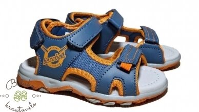 Happy bee sportinio stiliaus basutės (24-29) Blue/Orange Happy bee sportinio stiliaus basutės (24-29) Blue/Orange