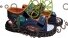 Happy bee basutės DINO (25-30) Black/Orange Happy bee basutės DINO (25-30) Black/Orange