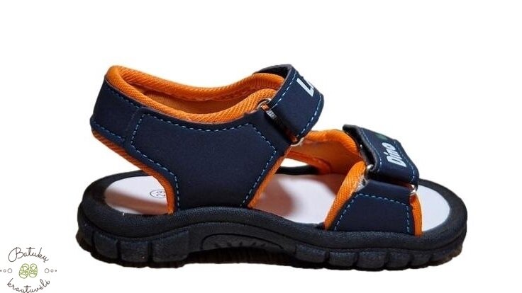 Happy bee basutės DINO (25-30) Black/Orange 3