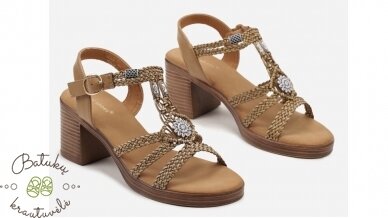 Ideal shoes basutės su kulnu (36-41) Ideal shoes basutės su kulnu (36-41)