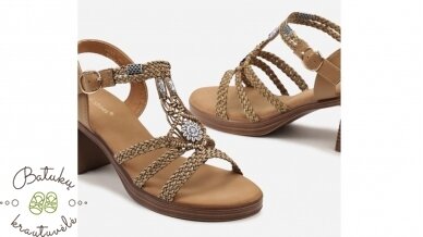 Ideal shoes basutės su kulnu (36-41) 1 Ideal shoes basutės su kulnu (36-41) 1