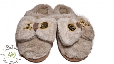 Kailinės šlepetės (36-41) Beige 2