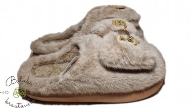 Kailinės šlepetės (36-41) Beige 1