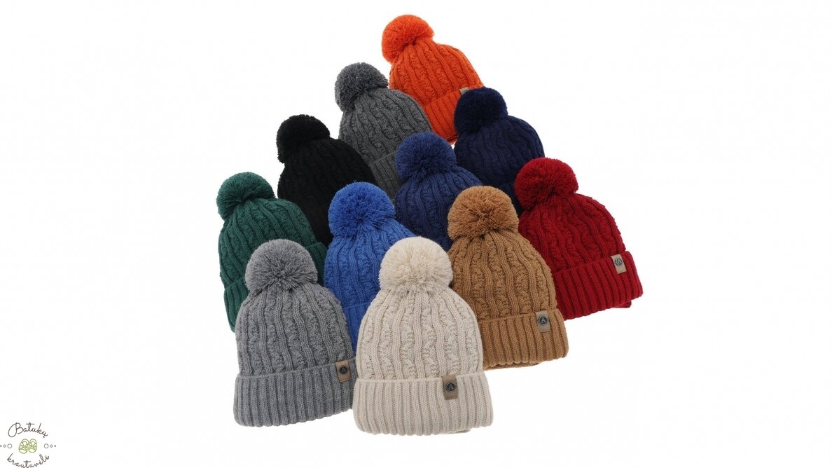 Kepurės ir movos komplektas, Almond, 52-54 cm 1 Kepurės ir movos komplektas, Almond, 52-54 cm 1