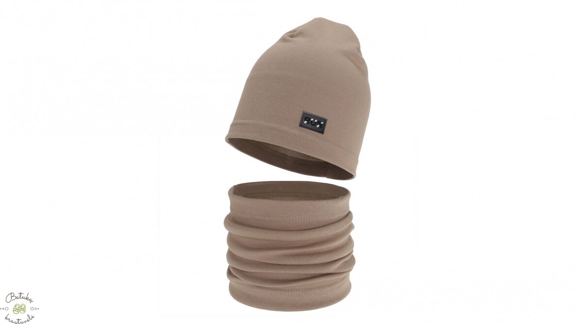 Kepurės ir movos komplektas, Trivon, 50-52 cm. Kepurės ir movos komplektas, Trivon, 50-52 cm.