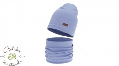Kepurės ir movos komplektas, Karimo, 52-54 cm. Kepurės ir movos komplektas, Karimo, 52-54 cm.
