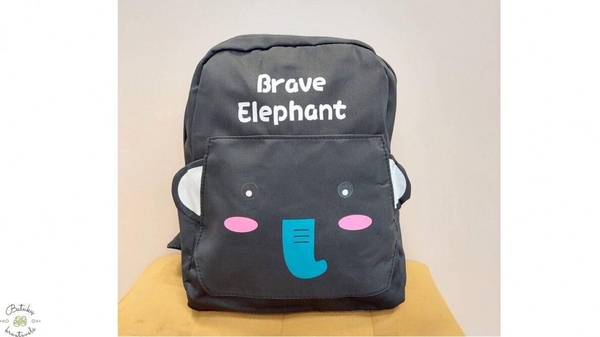Kuprinė "Brave Elephant", Black