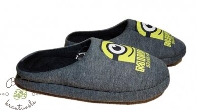 Leomil kambarinės šlepetės Minions (32-39) Black Leomil kambarinės šlepetės Minions (32-39) Black
