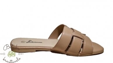 Les Arlesiennes moteriškos šlepetės (36-41) Beige 3 Les Arlesiennes moteriškos šlepetės (36-41) Beige 3