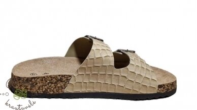 Les Arlesiennes moteriškos šlepetės su sagtimis (36-41) Beige 3 Les Arlesiennes moteriškos šlepetės su sagtimis (36-41) Beige 3