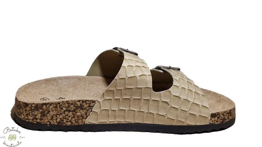 Les Arlesiennes moteriškos šlepetės su sagtimis (36-41) Beige 3 Les Arlesiennes moteriškos šlepetės su sagtimis (36-41) Beige 3