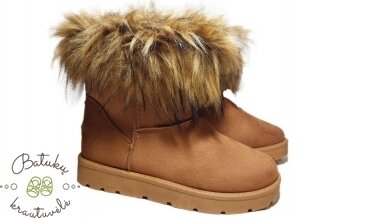 NORWAY ORIGINALS žieminiai batai su kailiuku (36-41) Camel NORWAY ORIGINALS žieminiai batai su kailiuku (36-41) Camel