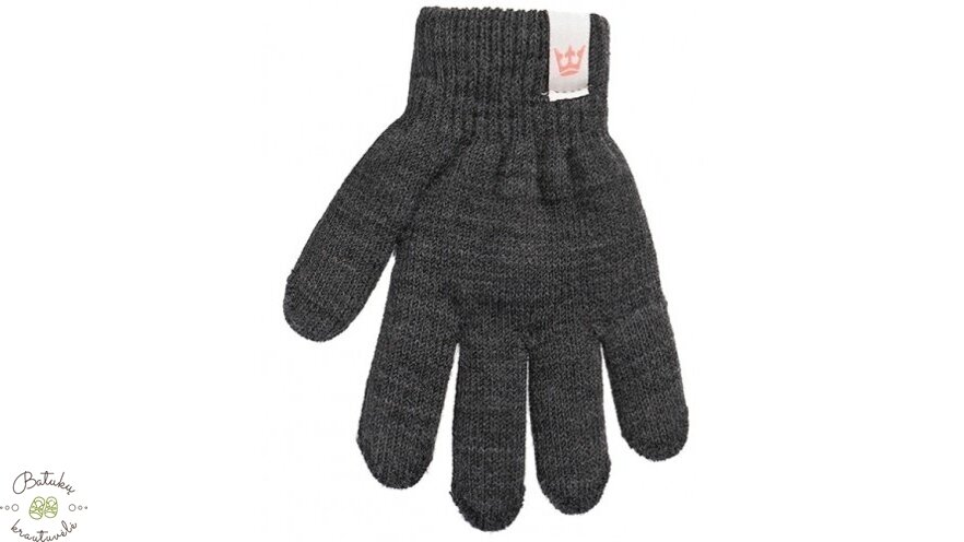Pirštinės, 16 cm, Dark grey