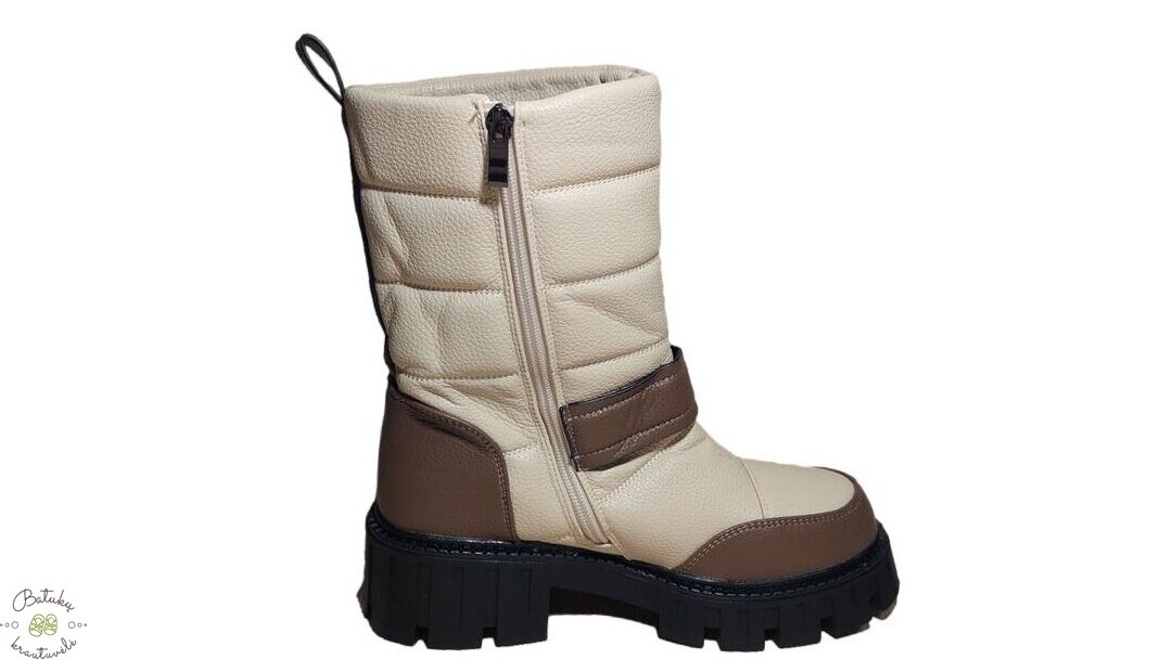 Purlina sniego batai aukštesniu auliuku (36-41) Beige 3 Purlina sniego batai aukštesniu auliuku (36-41) Beige 3