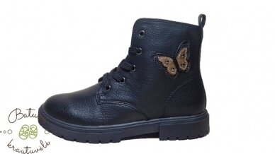 SJ Lifestyle aulinukai su drugelio aplikacija (26-32) Black 2 SJ Lifestyle aulinukai su drugelio aplikacija (26-32) Black 2