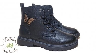 SJ Lifestyle aulinukai su drugelio aplikacija (26-32) Black SJ Lifestyle aulinukai su drugelio aplikacija (26-32) Black