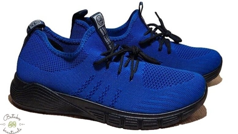 SWIN SHOES mėlyni tekstiliniai kedukai (36-41)