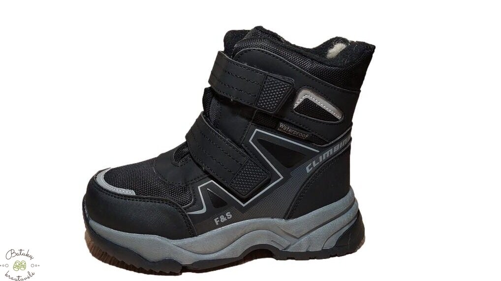 Tom.m sniego batai "F&S" (28-33) Black 2 Tom.m sniego batai "F&S" (28-33) Black 2