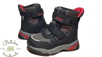 Tom.m sniego batai "Fast" (28-33) Grey 1 Tom.m sniego batai "Fast" (28-33) Grey 1