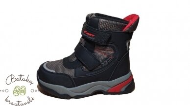 Tom.m sniego batai "Fast" (28-33) Grey 2 Tom.m sniego batai "Fast" (28-33) Grey 2