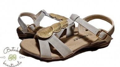 TOPWAY moteriškos basutės (36-41) Beige 1