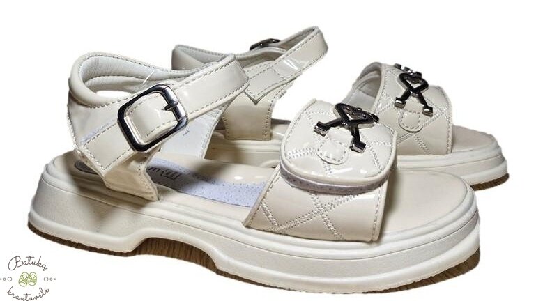Tom.m atviros basutės (29-34) Beige Tom.m atviros basutės (29-34) Beige