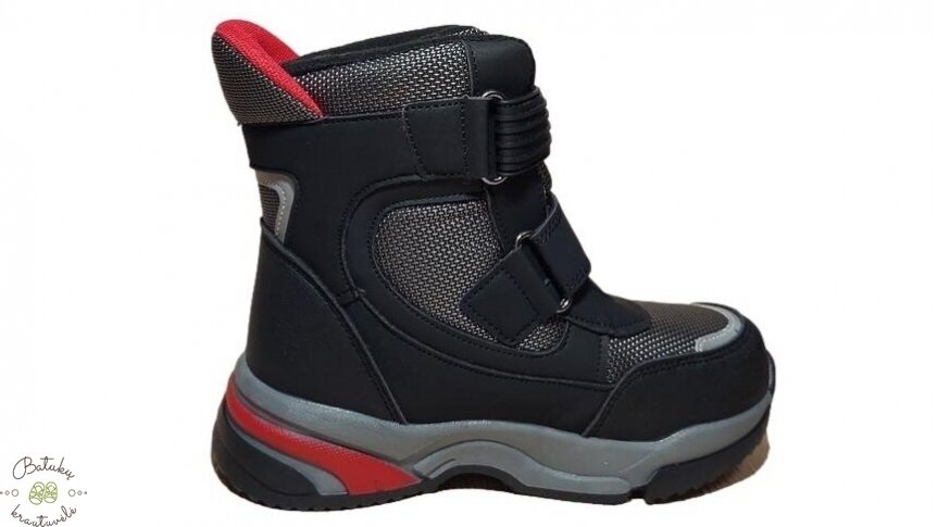 Tom.m sniego batai "Fast" (28-33) Grey 3 Tom.m sniego batai "Fast" (28-33) Grey 3