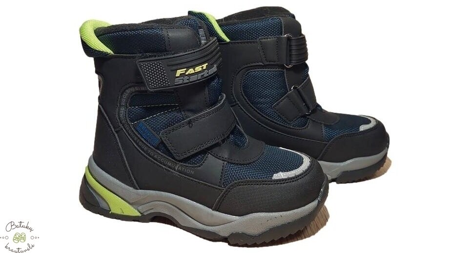Tom.m sniego batai "Fast" (28-33) Blue
